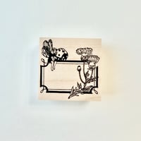 No.77: Ladybug rubber stamp（てんとう虫のスタンプ）