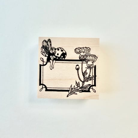 No.77: Ladybug rubber stamp（てんとう虫のスタンプ）