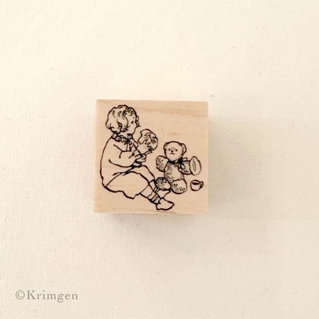 No.281: "Eating Bread" Stamp （パンを食べる ハンコ）