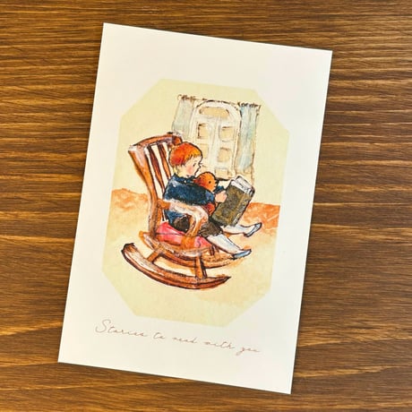 24K-30: "Stories to read with you" postcard （きみと読む物語ポストカード）