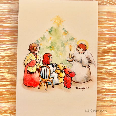 25K-46: "Conversation with an Angel" postcard 天使との会話ポストカード