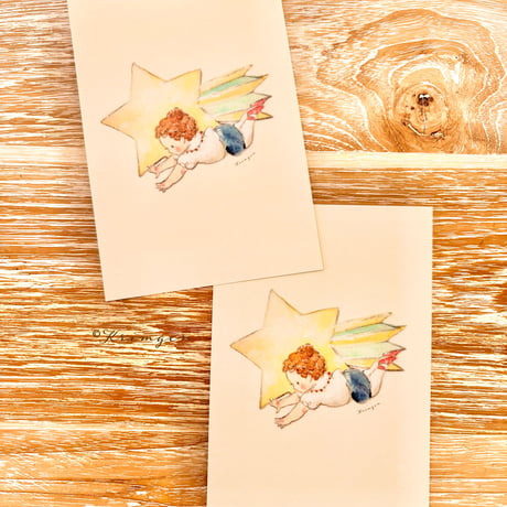 26K-13: "Airy Star"  postcard