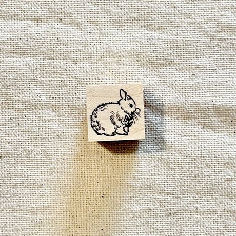 No.179: White Bunny ハンコ