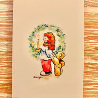 25K-51: "Light a Candle" postcard （火を灯すポストカード）