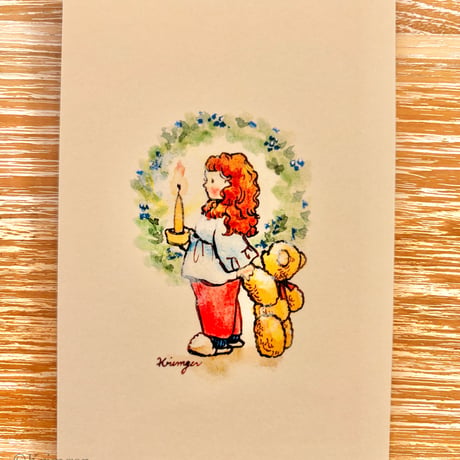 25K-51: "Light a Candle" postcard （火を灯すポストカード）