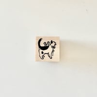 猫と星  ハンコ