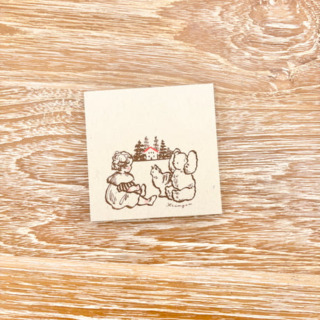 Landscape レトロメモ帳