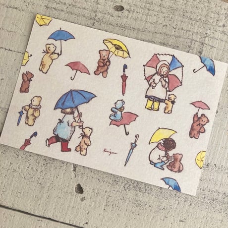 Umbrellas ポストカード