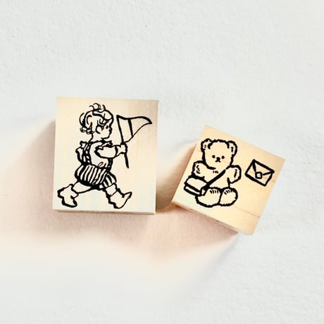 No.247: Postbear stamp （郵便配達くまハンコ）
