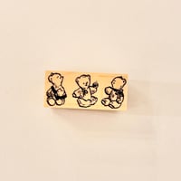 “Three Bears” Stamp （No.234) 三匹のくまハンコ
