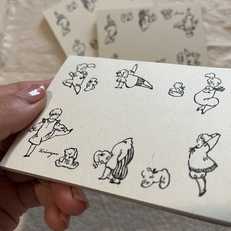 Gymnastic Children レトロメモ帳（復刻）
