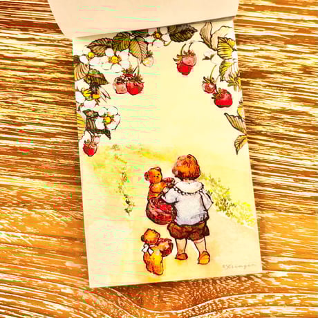 Strawberry Picking メモ帳  （いちご狩りメモ帳）