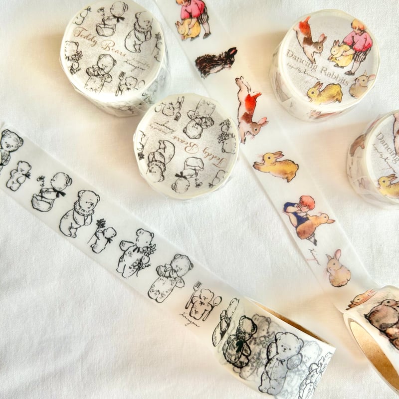 Teddy Bears マスキングテープ | Krimgen