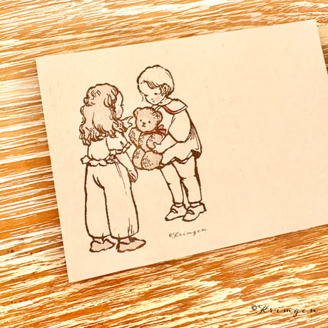 Introducing my Friend"  retro memo pad  レトロメモ帳