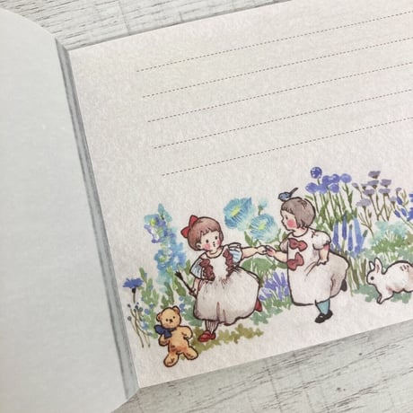 Blue Flowers (Two Girls) メモ帳