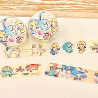 Washi tape with Perforations "Twin Stars' Journey"（ミシン目入りマスキングテープ "双子星の旅" 1巻）