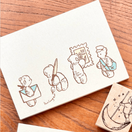 "Letter Bears" memo pad