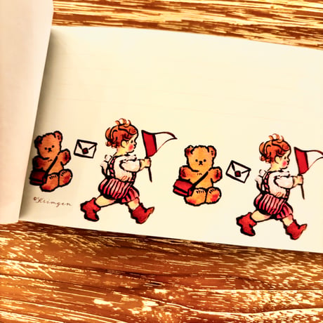 Postbear メモ帳  （郵便配達くま メモ帳）