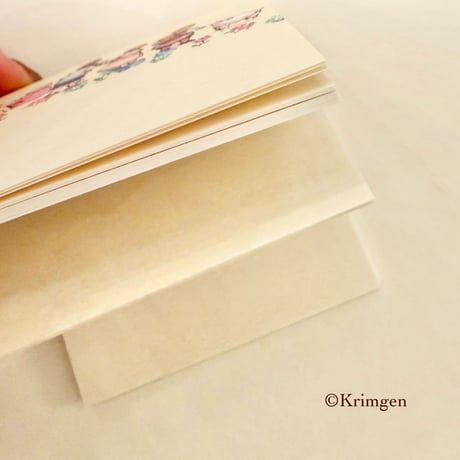 "Colorful children" memo pad  カラフルな子供達メモ帳