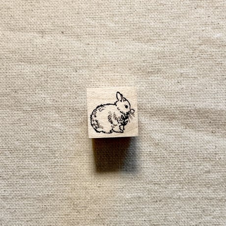 No.179: White Bunny ハンコ