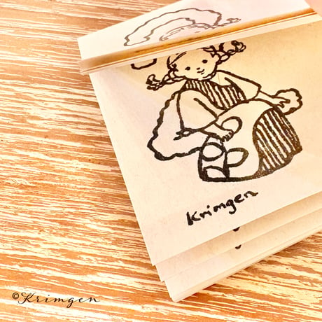 "2 + Girl"  memo pad