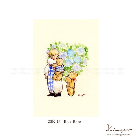 Blue Roses ポストカード