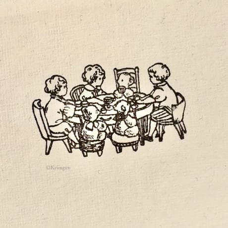 No.275: "Tea Party" Stamp （お茶会のハンコ）