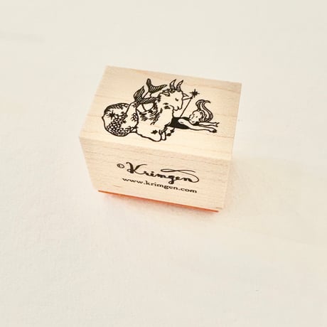 No.68: "Capricorn" rubber stamp  やぎ座のハンコ