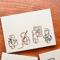 \"Letter Bears\" memo pad