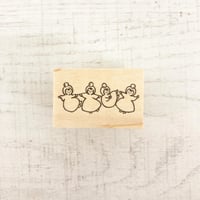 No.90:  Snow Fairies (ゆきんこたくさん）ハンコ