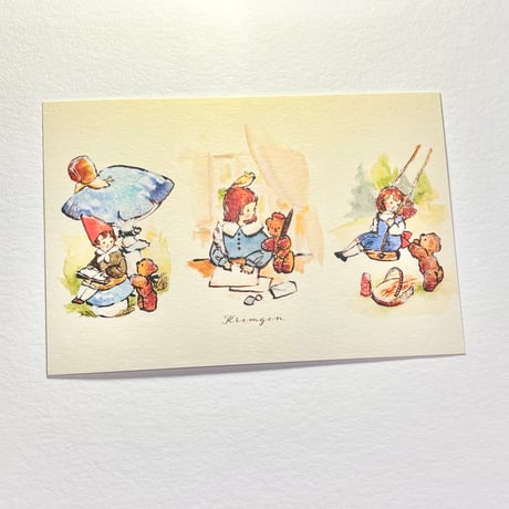 24K-42: "Autumn in Blue" postcard