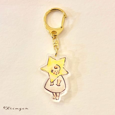 アクリルキーホルダー「星の子」(Acrylic Charm)