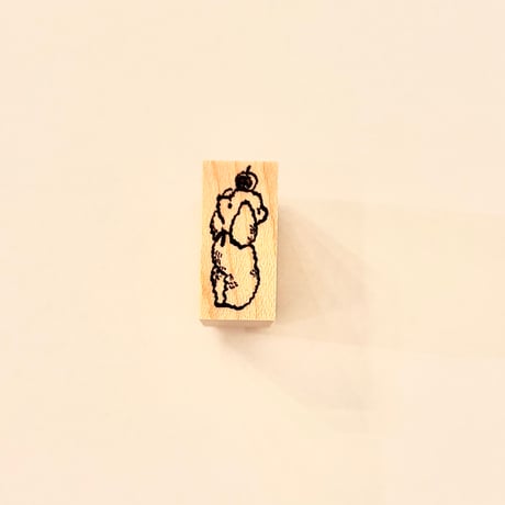 “Apple Bear” Stamp （No.235) りんごのくまハンコ