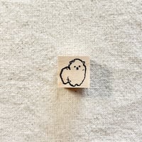 No.173: Pomeranian (standing) 立つポメラニアン ハンコ