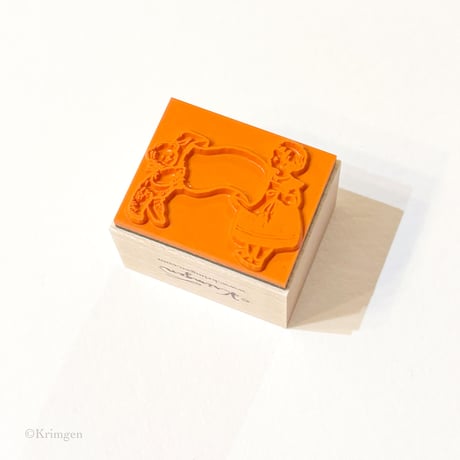 No. 264 "Ribbon" rubber stamp （リボンのハンコ）