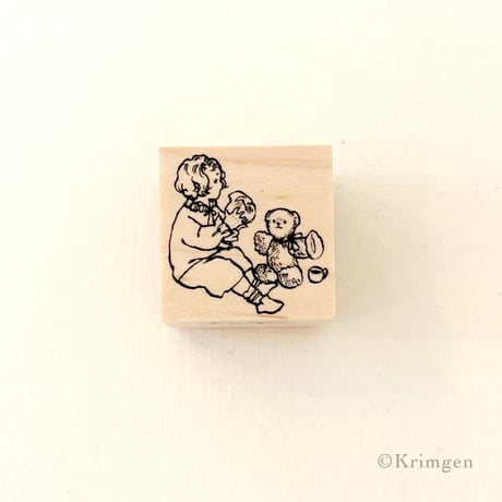 No.281: "Eating Bread" Stamp （パンを食べる ハンコ）