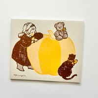"Pumpkin"  memo pad  (かぼちゃ メモ帳）