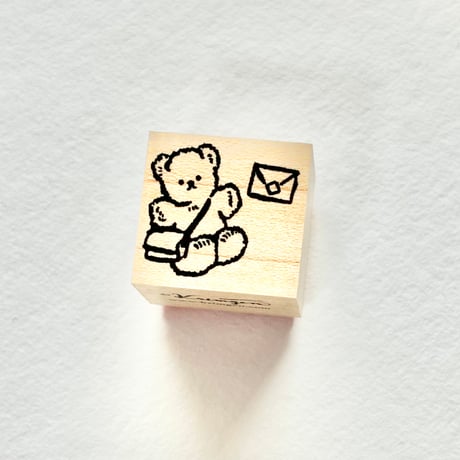 No.247: Postbear stamp （郵便配達くまハンコ）