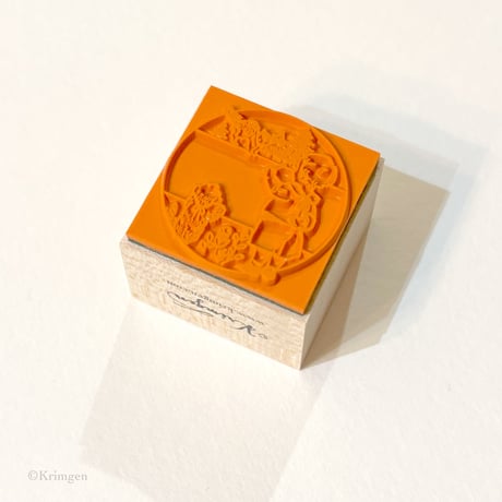 No. 262 "Postmark_Writing" rubber stamp （消印のハンコ）