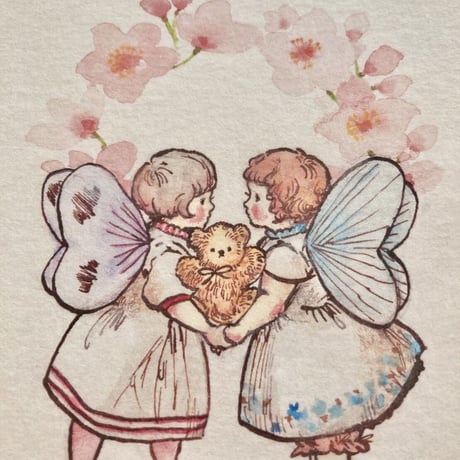 ポストカード Sakura Fairies