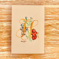 25K-52: "H"  postcard