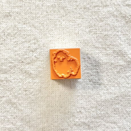 No.173: Pomeranian (standing) 立つポメラニアン ハンコ