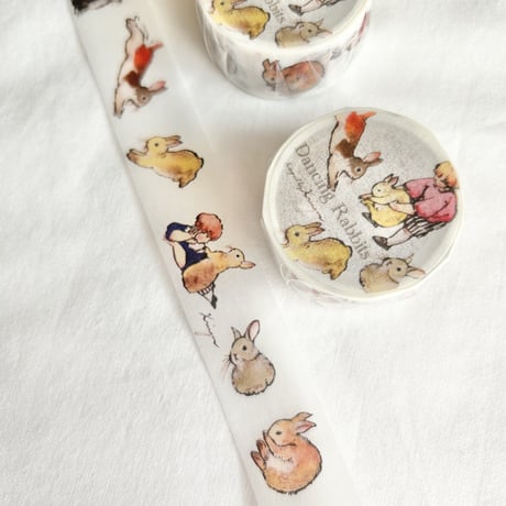 Dancing Rabbit マスキングテープ (washi tape)