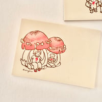 "Mushroom House"  memo pad