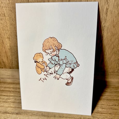 復刻版ポストカード "Thank you"
