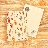 復刻版ポストカード "Squirrels and Bears"