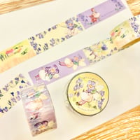 Washi tape with Perforations "Kandierte Veilchen"（ミシン目入りマスキングテープ "すみれのさとうづけ" 1巻）