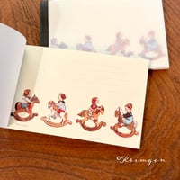 "Rocking Horses"  memo pad メモ帳