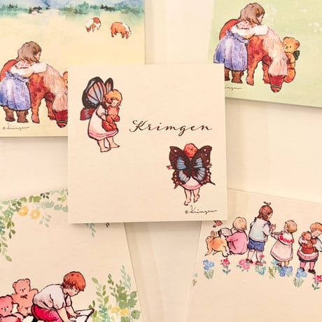 "Butterfly" memo pad  蝶のメモ帳