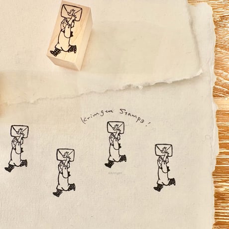 No.274: "Carrying a Letter" Stamp （手紙を運ぶハンコ）